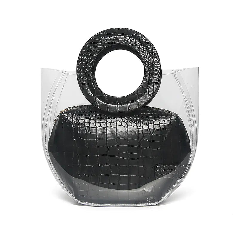 2019 Korean Style Transparent Jelly Tote Bag (PVC)