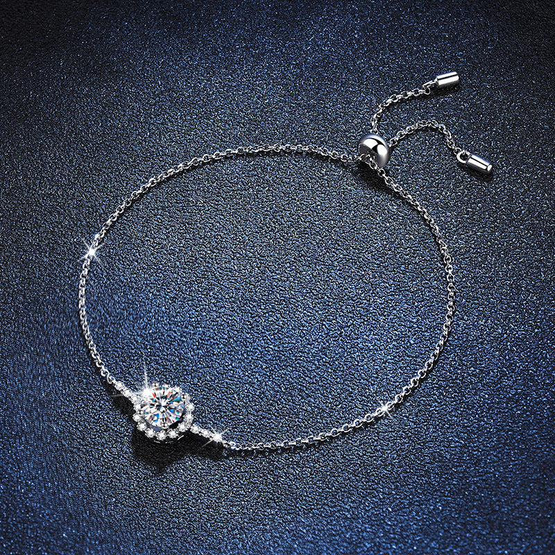 S925 Sterling Silver Bracelet Female Adjustable Bracelet Female