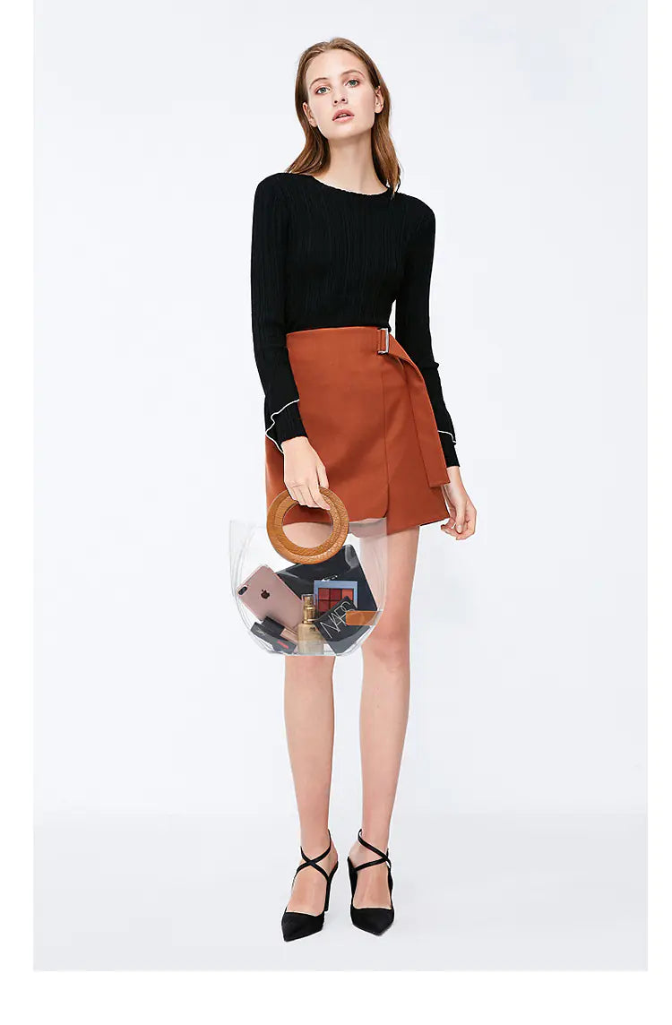 2019 Korean Style Transparent Jelly Tote Bag (PVC)