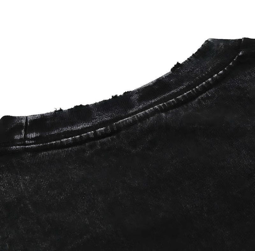 K-Pop Demon Hunters Huntrix Shirt Vintage Washed Oversized Graphic Tee Unisex Heavyweight Cotton T-Shirt, Huntrix Korean Steetwear Tshirt, Summer Outfit