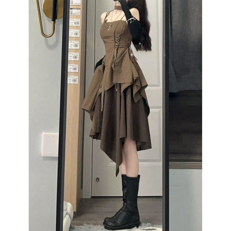 Fashion Sisters Suspender Skirt For Women