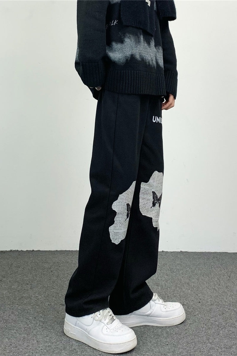 Washed Straight Loose Casual Jeans For Men And Women