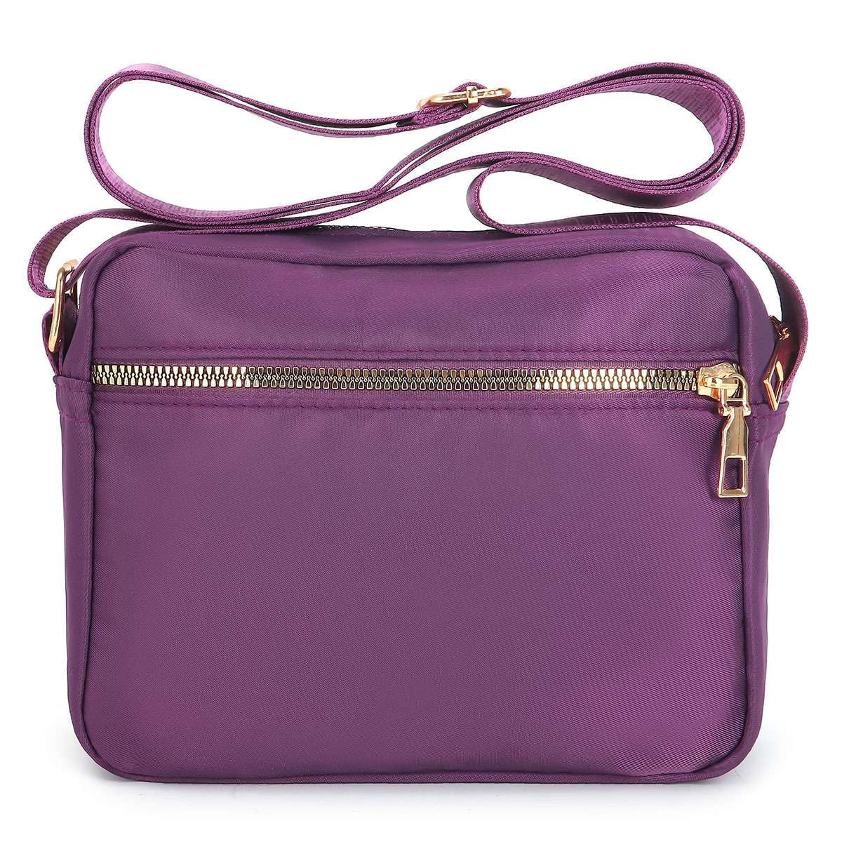 Women Nylon Crossbody Bags Purses and Handbags Casual Messenger Bag Waterproof Crossbody Purse for Ladies, Red