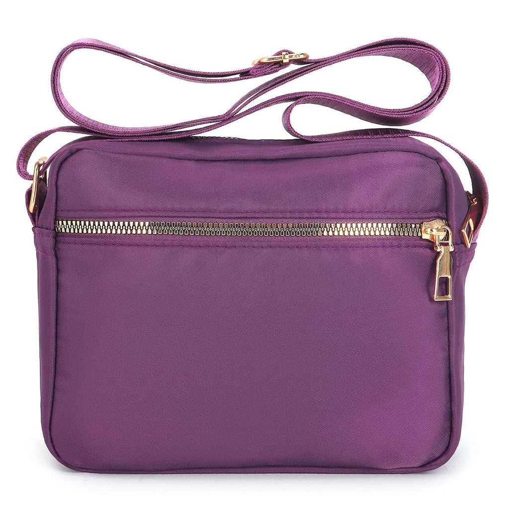 Women Nylon Crossbody Bags Purses and Handbags Casual Messenger Bag Waterproof Crossbody Purse for Ladies, Red
