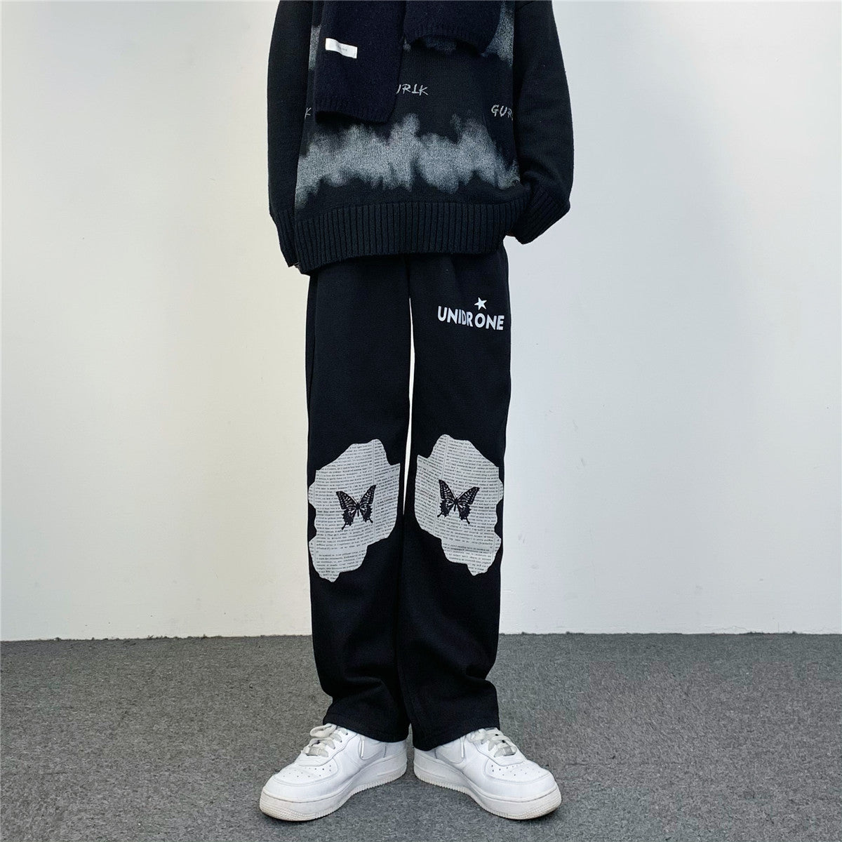 Washed Straight Loose Casual Jeans For Men And Women