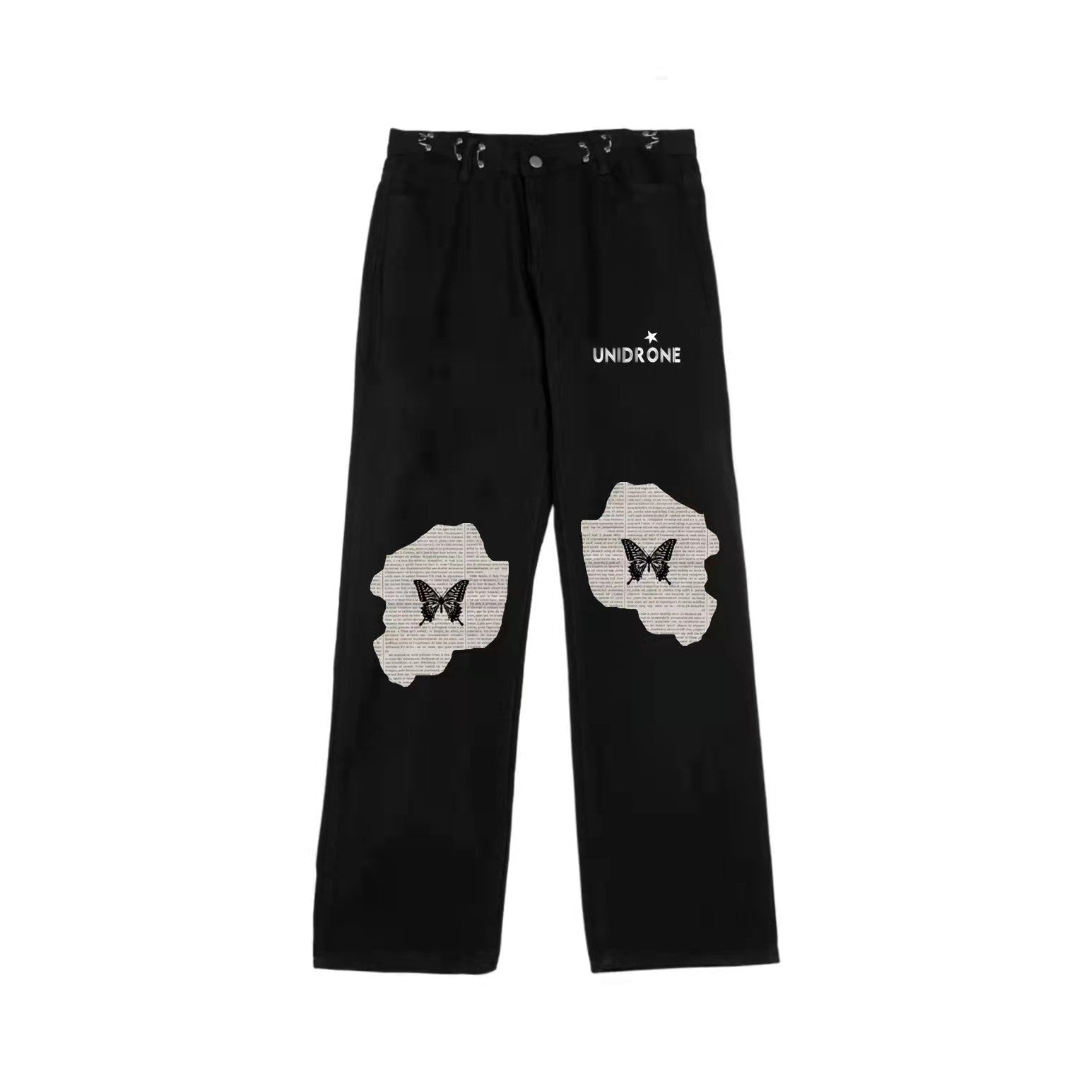 Washed Straight Loose Casual Jeans For Men And Women