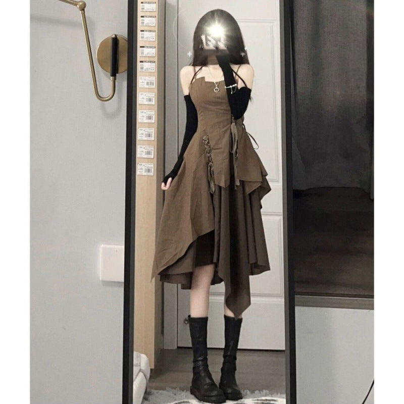 Fashion Sisters Suspender Skirt For Women