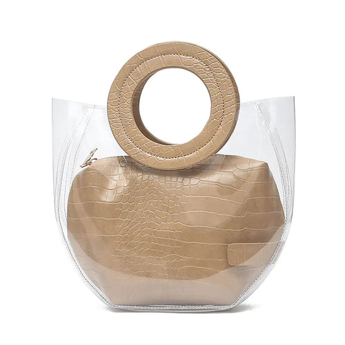 2019 Korean Style Transparent Jelly Tote Bag (PVC)