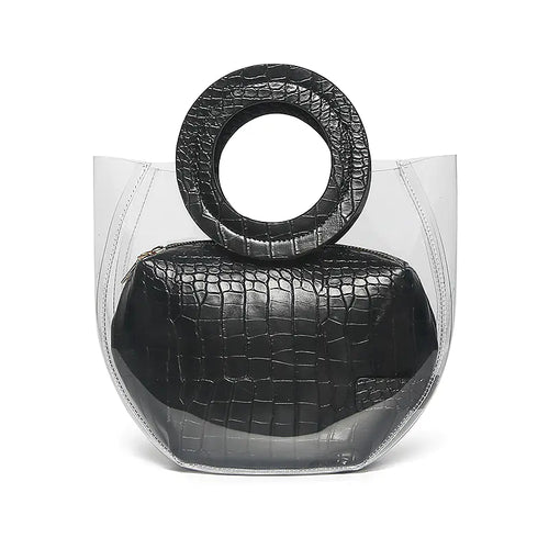 2019 Korean Style Transparent Jelly Tote Bag (PVC)