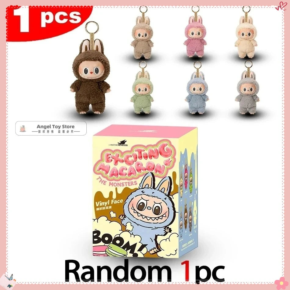 For Labubu V3 V2 Monsters Big Into Energy Series Vinyl Pendant Blind Box Figurine Tabletop Ornament