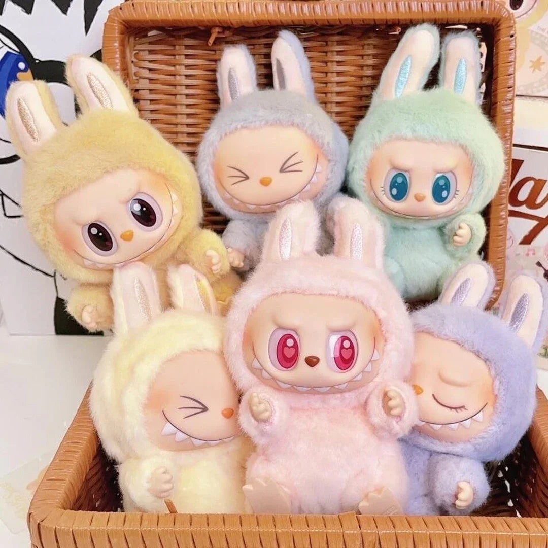 For Labubu V3 V2 Monsters Big Into Energy Series Vinyl Pendant Blind Box Figurine Tabletop Ornament