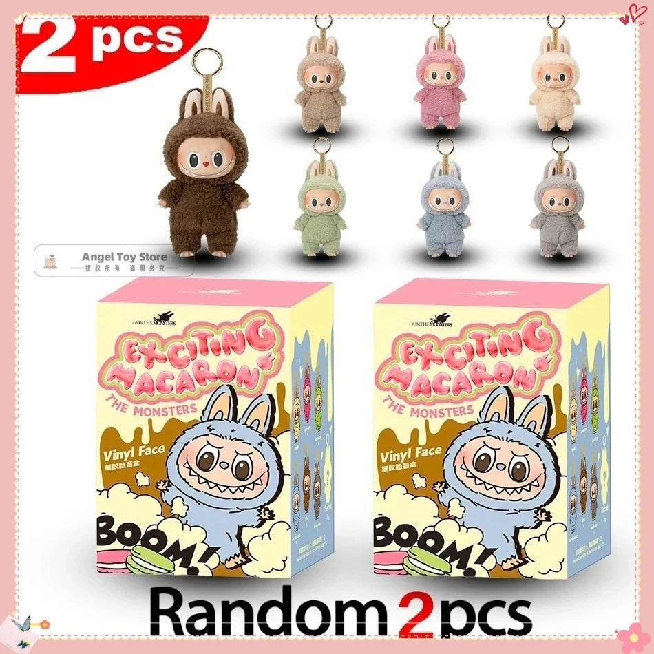 For Labubu V3 V2 Monsters Big Into Energy Series Vinyl Pendant Blind Box Figurine Tabletop Ornament