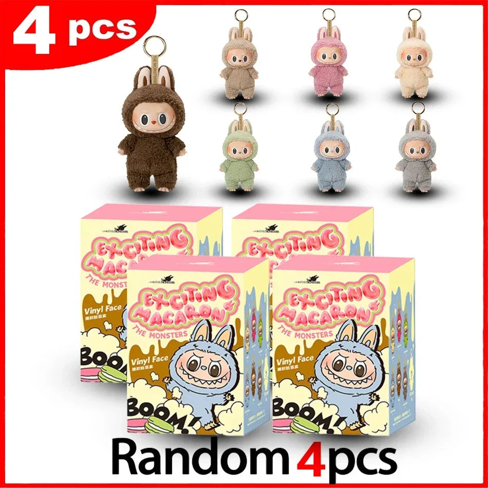 BIG INTO ENERGY Vinyl Plush labubu Pendant Doll Model Kawaii The Monsters Blind Box Gift  Macaron