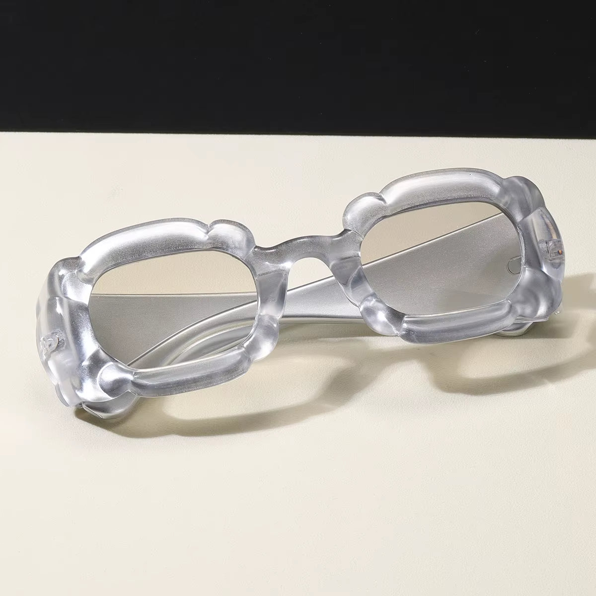 Dopamine Y2K Candy Sunglasses, Female Internet Celebrity Personality, 3D Three-Dimensional Bubble Sunglasses, Trendy Street Phot