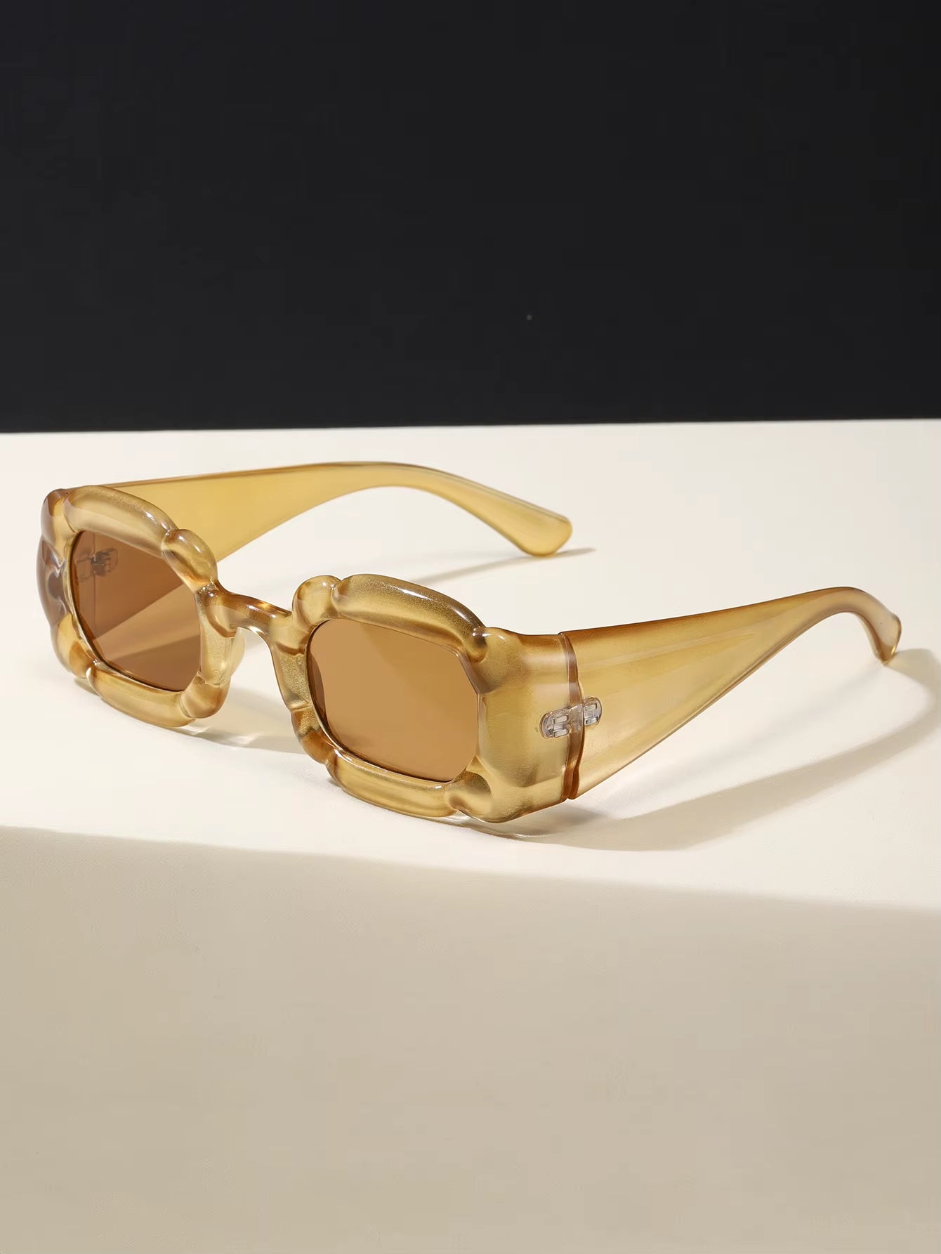 Dopamine Y2K Candy Sunglasses, Female Internet Celebrity Personality, 3D Three-Dimensional Bubble Sunglasses, Trendy Street Phot