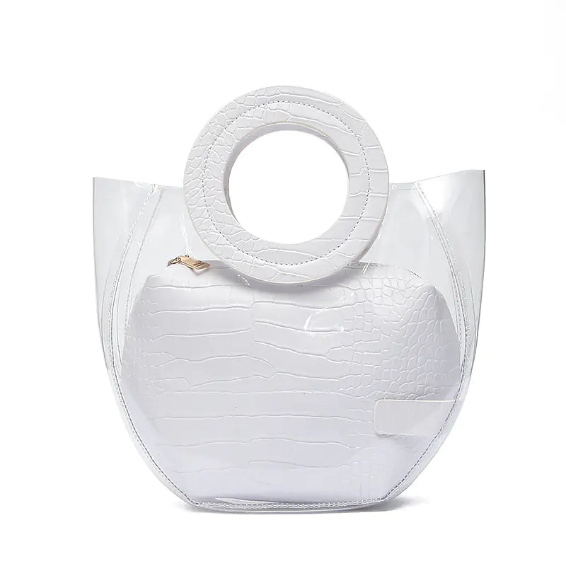 2019 Korean Style Transparent Jelly Tote Bag (PVC)